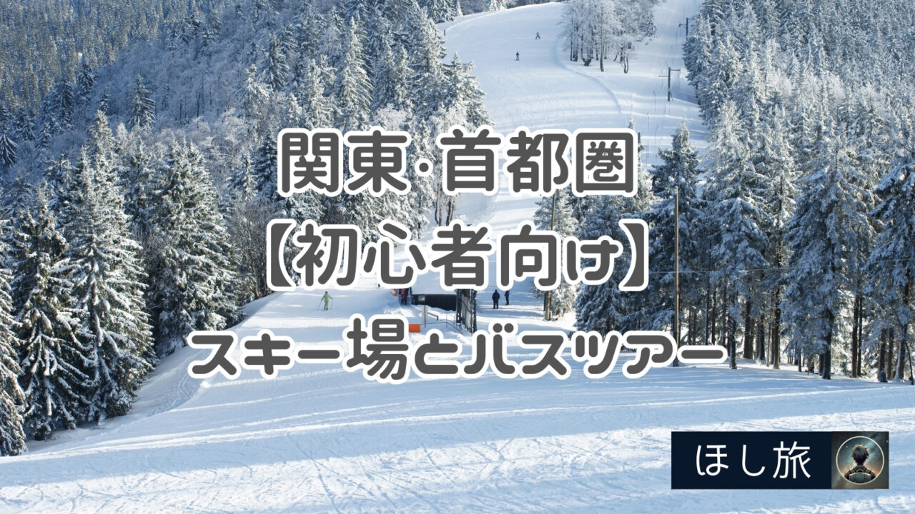 関東・首都圏からアクセス便利!【初心者向け】スキー場とバスツアー