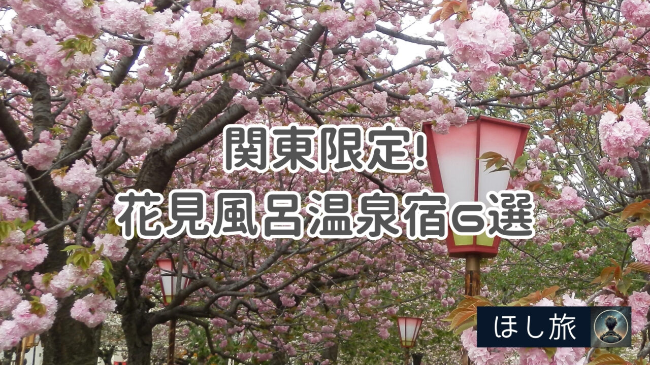 関東限定!花見風呂が楽しめる【２０２５年おすすめ温泉宿6選】