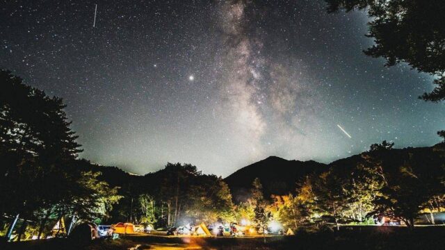 銀河もみじキャンプ場で満点の星空を体験しよう
