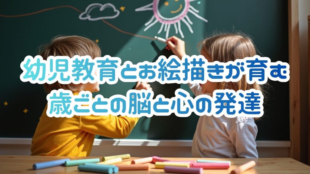 幼児教育とお絵描きが育む歳ごとの脳と心の発達