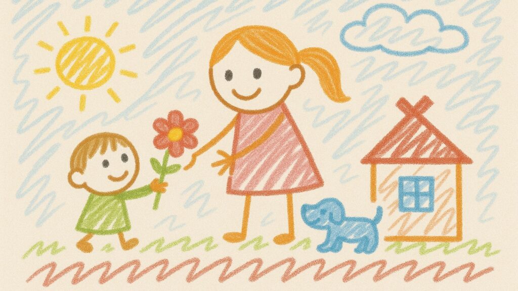 物語を伝える絵のイメージ